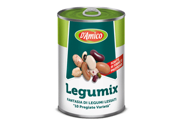 Konservuotų pupelių mišinys D'AMICO, 400 g