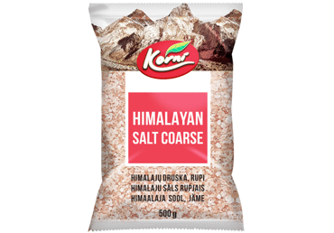 Natūrali rupi Himalajų druska KORNI, 500 g