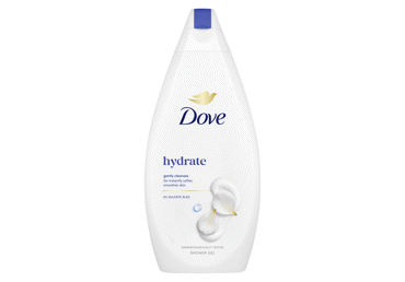Dušo želė DOVE HYDRATE, 450 ml