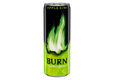 Energinis gėrimas  BURN APPLE KIWI 250ml