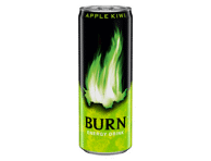 Energinis gėrimas  BURN APPLE KIWI 250ml