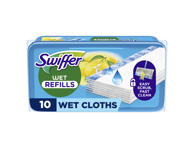 Šlapios šluostės SWIFFER, papildymas, 10vnt