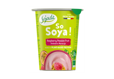 Ekolog. sojų desertas SOJADE (aviečių ir pasiflorų sk.), 125 g Ekolog. sojų desertas SOJADE (aviečių ir pasiflorų sk.), 125 g