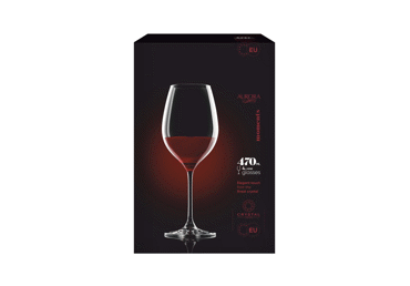 Vyno taurės AURORA Moments 470 ml 4 vnt