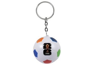 Antistresinis kamuoliukas - raktų pakabukas FIFA World Cup juodas - 2