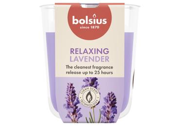 Kvapni žvakė stiklinėje BOLSIUS LAVANDER, 80/73mm - 1