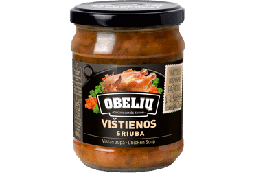 Vištienos sriuba OBELIŲ be konservantų, 480 g