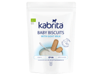 Kabrita SAUSAINIAI VAIKAMS su ožkos pienu vaikams no 6 mėnesių, 115g.