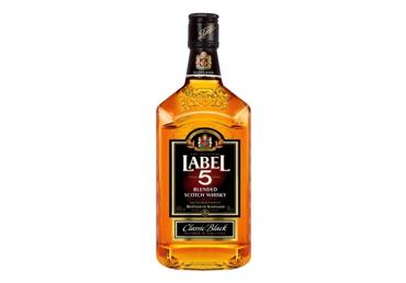 Viskis LABEL 5 Classic Black Blended Scotch Whisky 40% 0,5L 