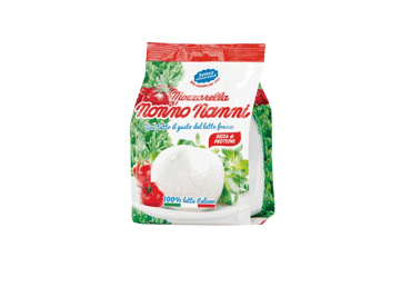 Mocarelos sūris NONNO NANNI, 50 % rieb. s. m., 125 g
