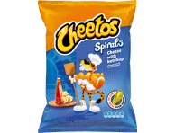 Kukurūzų užkandis CHEETOS SPIRALS, kečupo ir sūrio skonio, 145 g