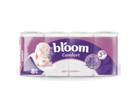 Tualetinis popierius COMFORT LEVANDA, 8 rulon., 150 lapų, 8 vnt.