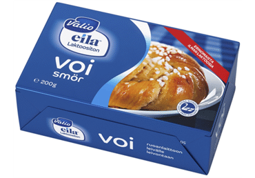 Sviestas VALIO be laktozės, 80% rieb., 200 g