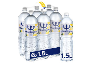 Citrinų skonio vanduo NEPTŪNAS, 6x1.5 l