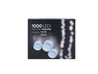 Šviečianti girlianda, 8m., šalta balta