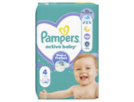 Sauskelnės PAMPERS Active Baby, Value Pack Minus, 4 dydis, 46 vnt