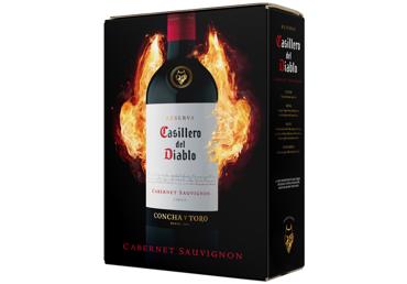 Raudonasis sausas vynas CASILLERO CABERNET SAUVIGNON, 3 l