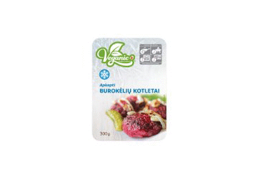 Šaldyti veganiški burokėlių kotletai VEGANIC, 300 g