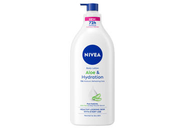 Kūno losjonas normaliai ir sausai odai NIVEA Aloe & Hydration, 630 ml