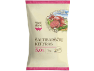 Šaltibarščių kefyras WELL DONE, 5 % rieb., 1 kg