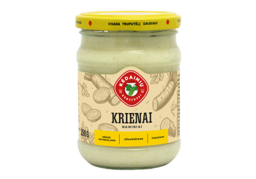 KĖDAINIŲ KONSERVŲ FABRIKO NAMINIAI krienai, 250 g