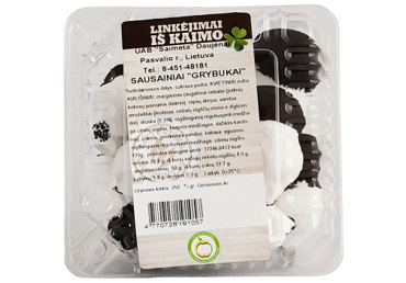 Sausainiai GRYBUKAI, 250 g