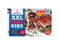 Lėtai virti marin. kiaulienos šonkauliai su barbekiu padažu, 900 g
