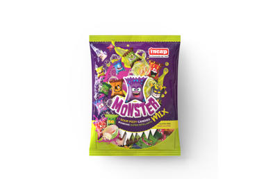 Rūgštūs saldainiai INCAP MONSTER MIX, 150 g