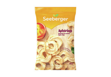 Džiovinti obuolių žiedai SEEBERGER, 80 g
