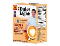 Rudasis saldiklis su stevija DULCI LIGHT, 50 vnt., 30 g