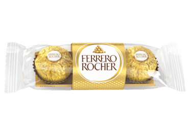 Šokoladiniai saldainiai FERRERO ROCHER, 37.5 g
