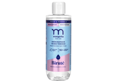 MARGARITA MOIST & MINERALS drėkinamasis veido tonikas su mineraliniu vandeniu „Birutė“ 200 ml