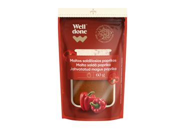 Maltos saldžiosios paprikos WELL DONE, 60 g