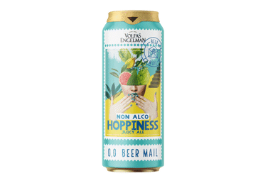 Nealkoholinis alus ALAUS LAIŠKAI HOPPINESS JUICY ALE, 500 ml