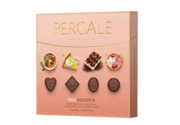 Saldainių rinkinys PERGALĖ DESSERTS, 113 g