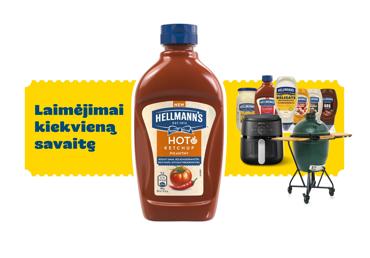 Aštrus kečupas HELLMANN'S, 470 g - 1