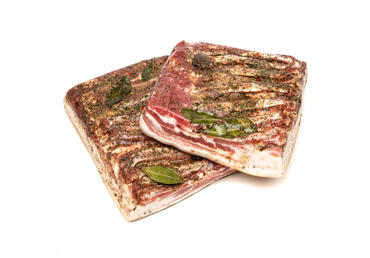 Sūdyta kiaulienos šoninė su minkšta odele, a. r., 1 kg