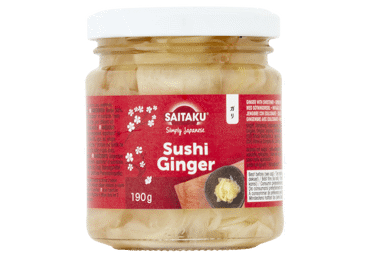 Marinuoti imbierai SAITAKU SUSHI GINGER, 190 g