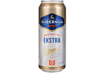 Nealkoholinis alus GUBERNIJA EKSTRA LAGER, 500 ml