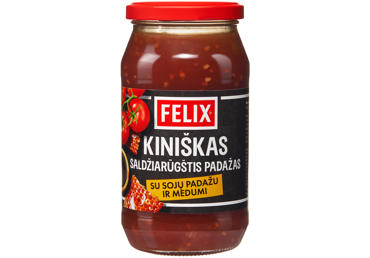 Saldžiarūgštis padažas FELIX su medumi, 510 g