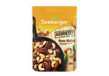 Kepintų riešutų mišinys SEEBERGER LUXURY, 150 g
