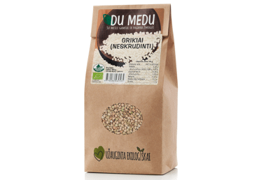 Ekologiški neskrudinti grikiai, 800 g