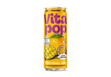 Gazuotas funkcinis gėrimas VITA POP (MANGO PASSION), 330ml
