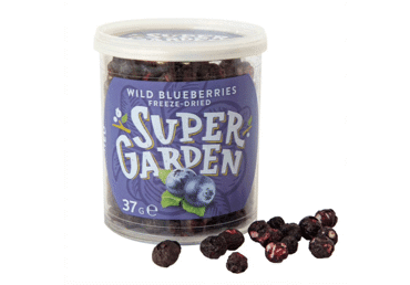 Šaltyje džiovintos mėlynės SUPERGARDEN, 37 g