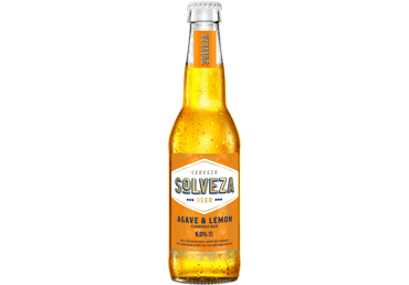 Šviesusis alus SOLVEZA, agavų ir citrinų skonio, 330 ml