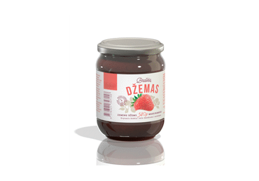 Braškių džemas SKANOVĖ, 540 g Braškių džemas SKANOVĖ, 540 g