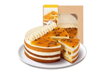 Pasiflorų tortas su sūdyta karamele, 1 kg
