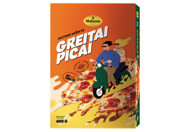 Miltų mišinys MALSENA greitai paruošiamai picai, 400 g