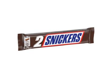 Šokoladiniai batonėliai SNICKERS, 2 vnt., 75 g