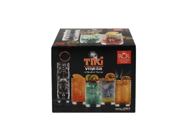 Stiklinės RCR TIKI VENEZIA , 4 vnt. - 2